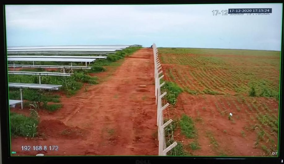 Monitoramento perimetral em parque solar Energisa